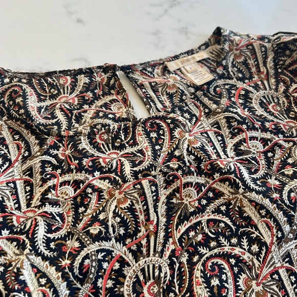 J. Crew Paisley Blouse - Picture 2 of 4